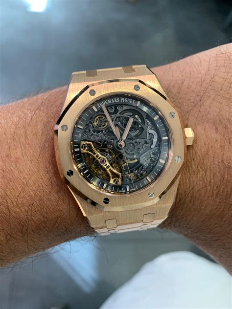 audemars piguet royal oak rose gold skeleton